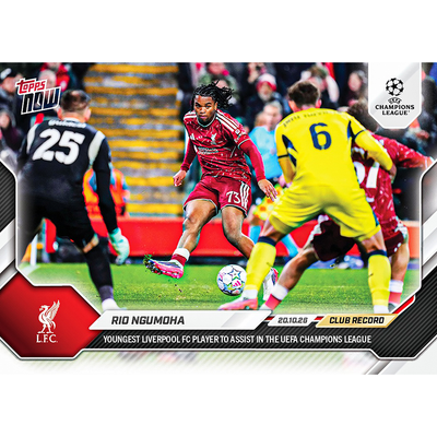 Rio Ngumoha - 2026-27 UCL Topps NOW® - Card 35