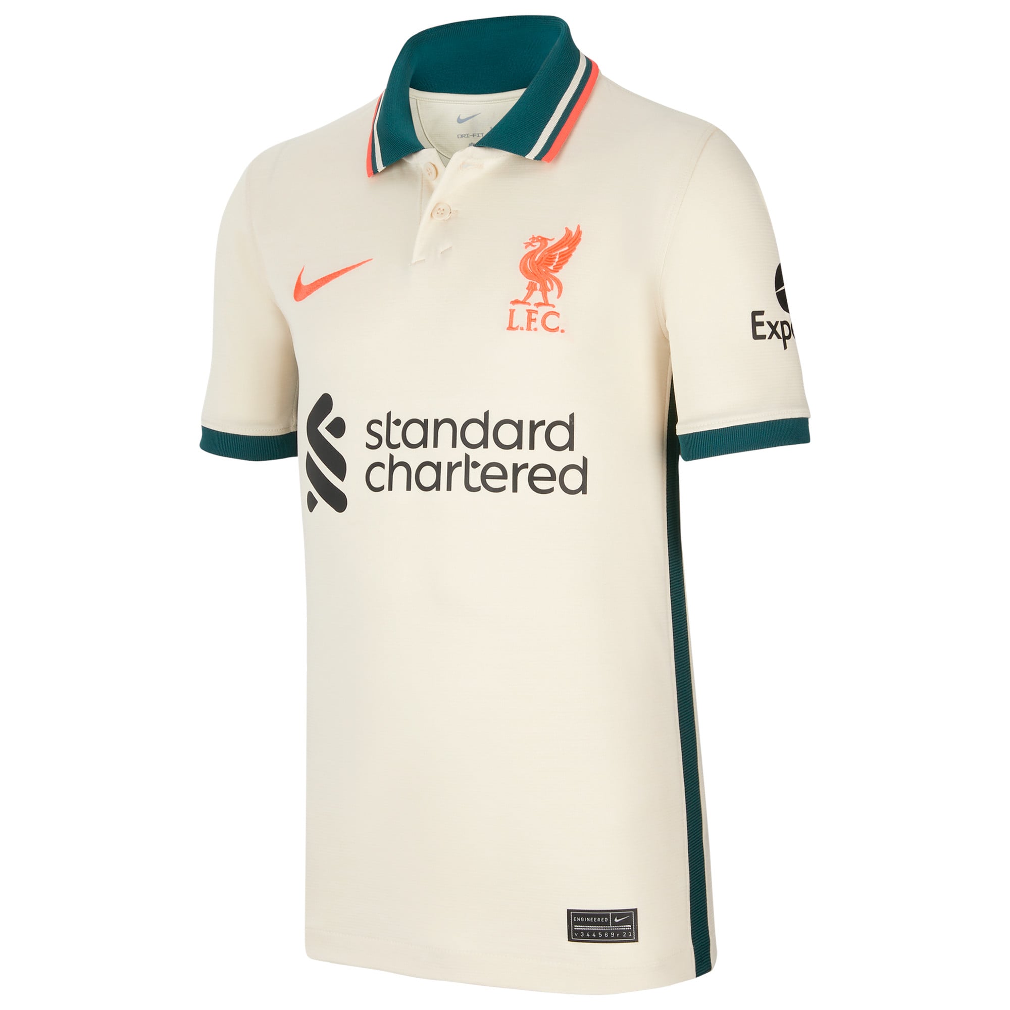 Virgil Van Dijk Liverpool Nike Youth 2021/22 Away Breathe Stadium