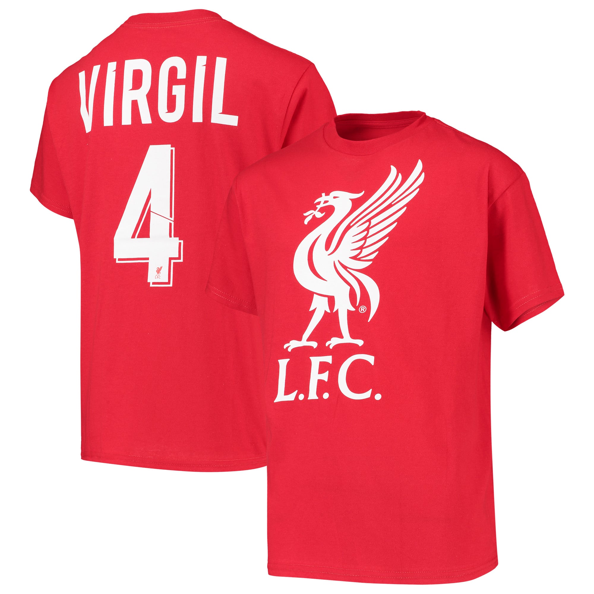 Virgil Van Dijk Liverpool Youth International Name & Number T