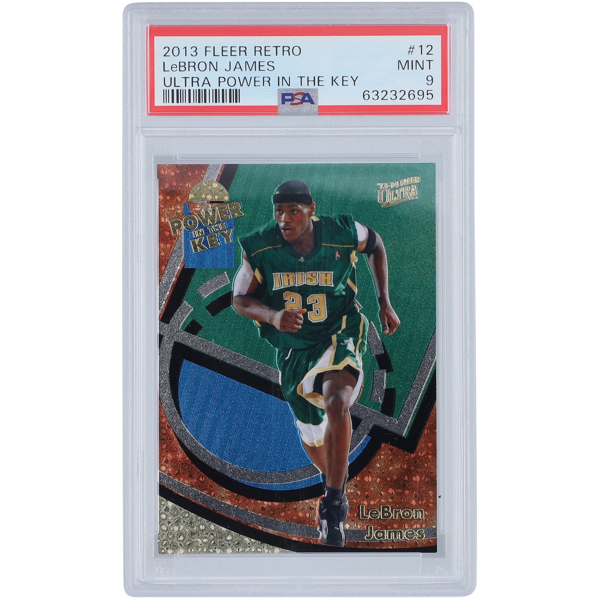 St. Vincent-St. Mary Irish LeBron James 2013 Fleer Retro Power in 