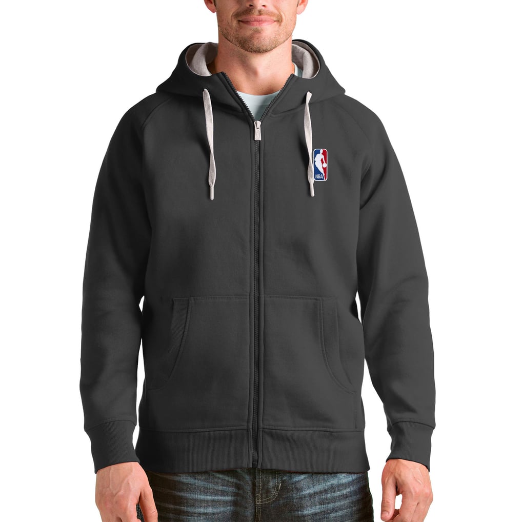  NBA Antigua Victory Full-Zip Jacket - Charcoal