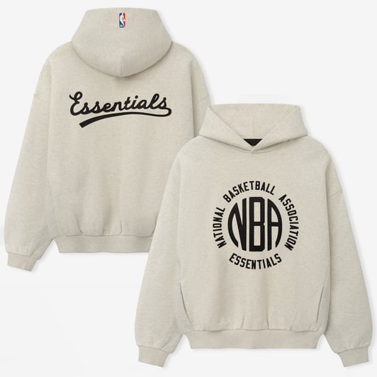 NBA Fear of God 90s Relaxed Hoodie - Cream