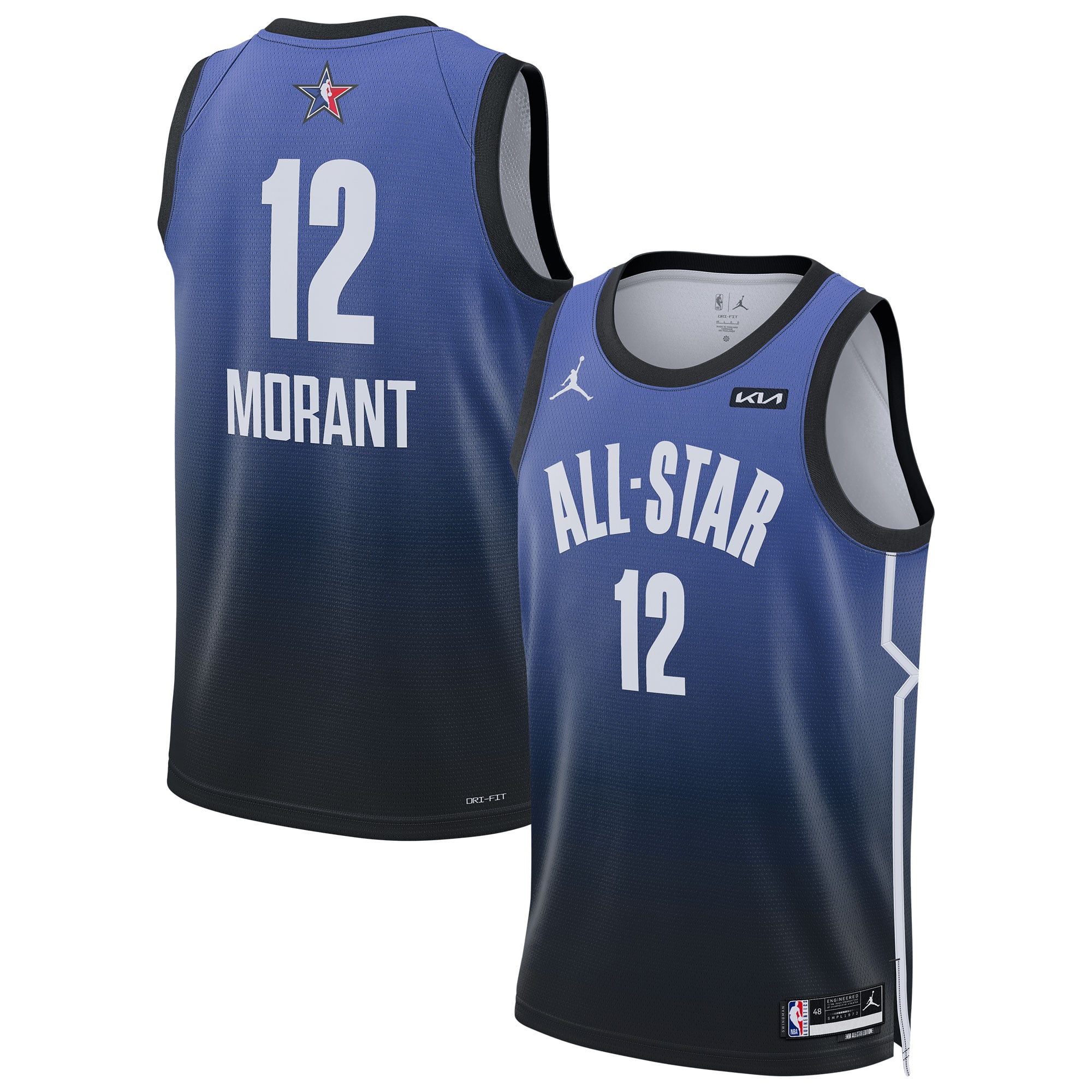 Men's Ja Morant Jordan Brand Blue 2023 NBA All-Star Game Swingman