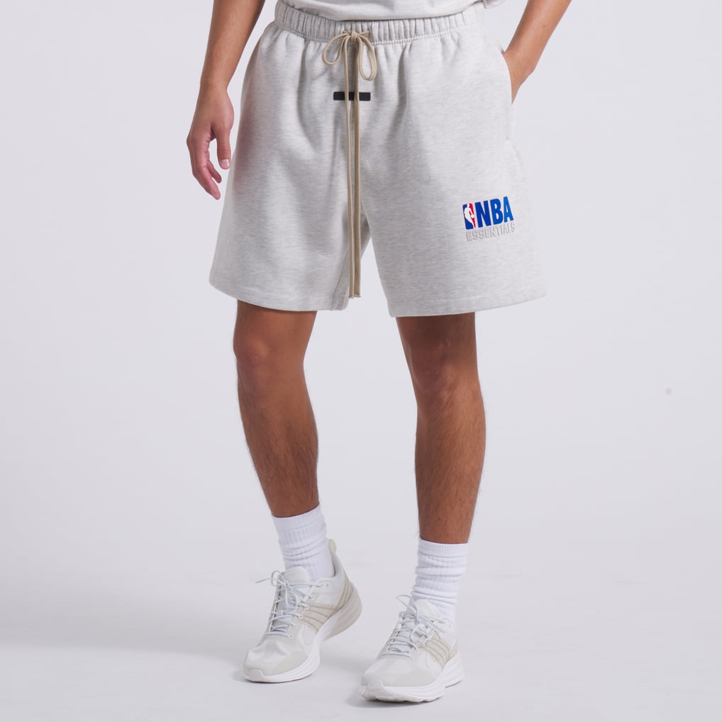 Unisex Fear of God Heather Gray NBA x ESSENTIALS Sweatshorts