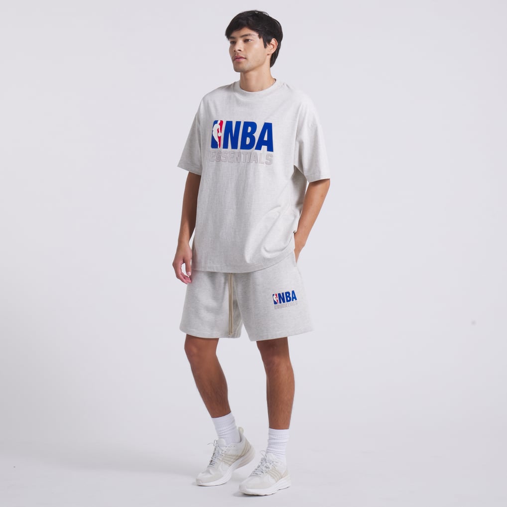 Unisex Fear of God Heather Gray NBA x ESSENTIALS Sweatshorts