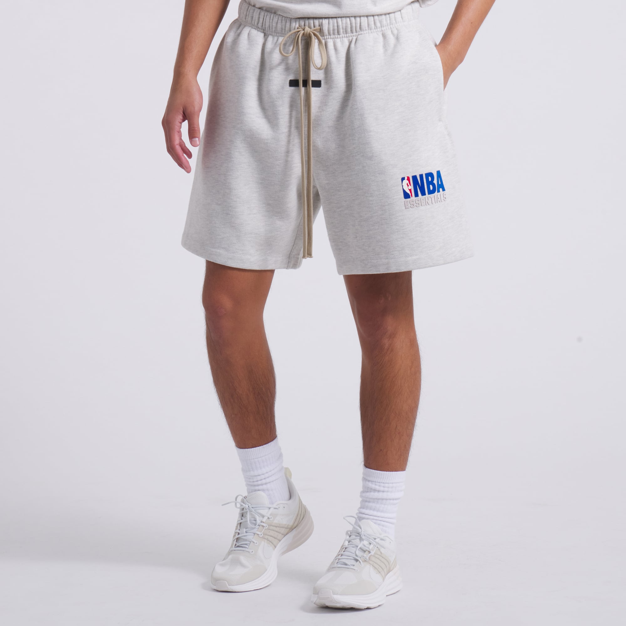 Fer Fwe Unisex Fear of God Heather Gray NBA x ESSENTIALS Sweatshorts