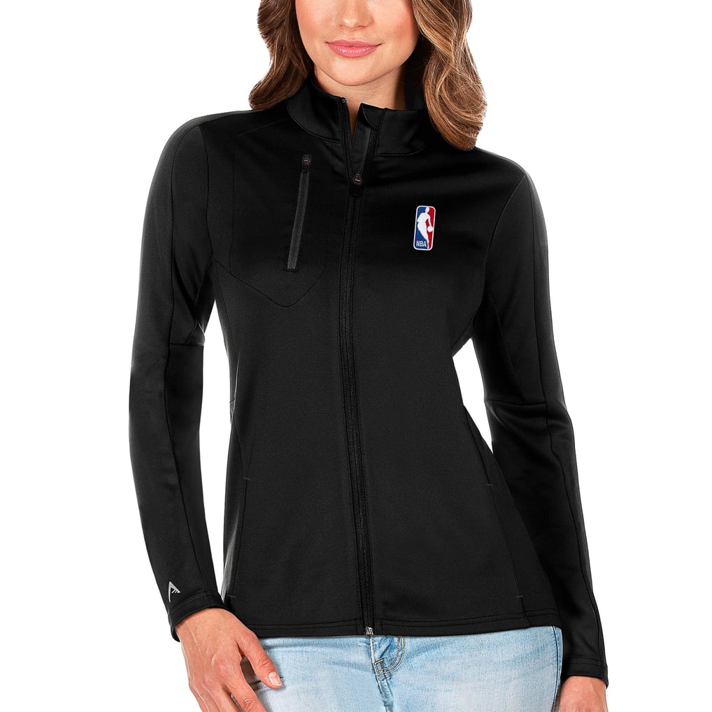 Antigua Women's NBA Logoman Generation Full-Zip Jacket – Black