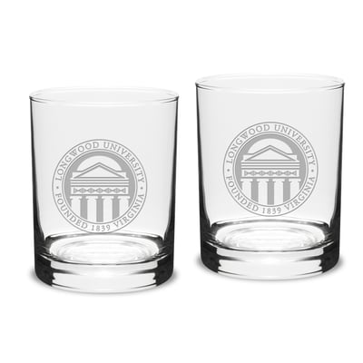 Longwood Lancers 14oz. 2-Piece Classic Double Old-Fashioned Glass Set