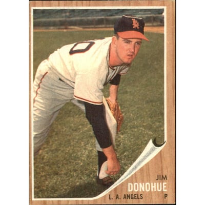1962 Topps #498 Jim Donohue
