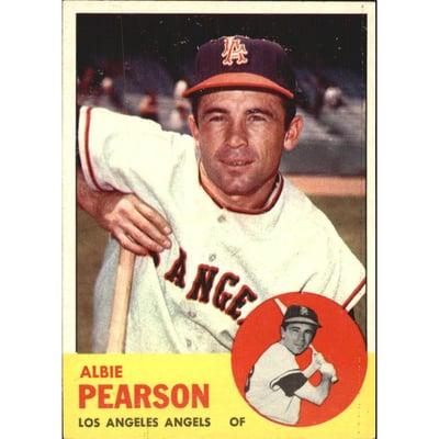 1963 Topps #182 Albie Pearson