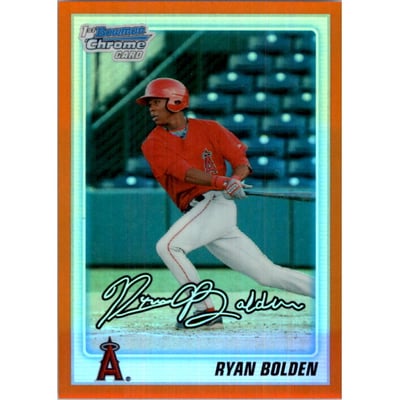 2010 Bowman Chrome Draft Prospects Orange Refractors #BDPP85 Ryan Bolden
