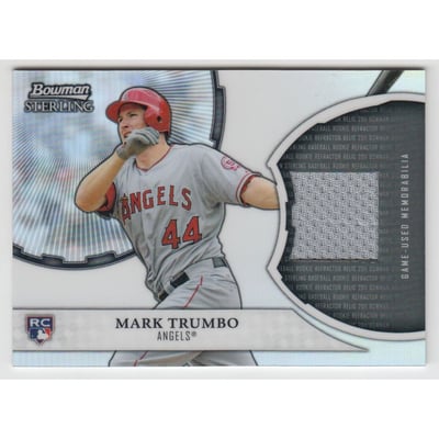 2011 Bowman Sterling Rookie Relics #MT Mark Trumbo
