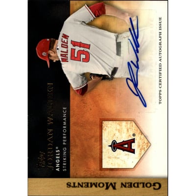 2012 Topps Golden Moments Autographs #JW Jordan Walden S2