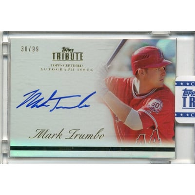 2012 Topps Tribute Autographs #MT3 Mark Trumbo