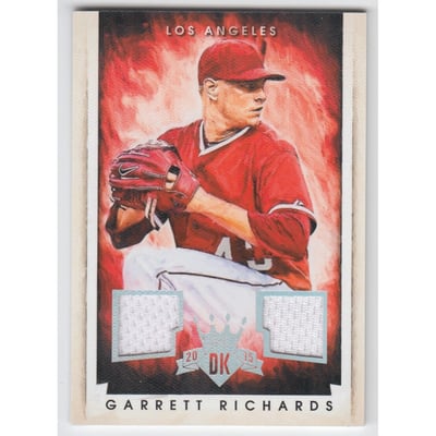 2015 Diamond Kings DK Materials Silver #53 Garrett Richards/49