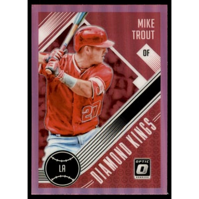 2018 Donruss Optic Pink #13 Mike Trout DK
