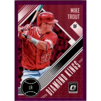 2018 Donruss Optic Purple #13 Mike Trout DK
