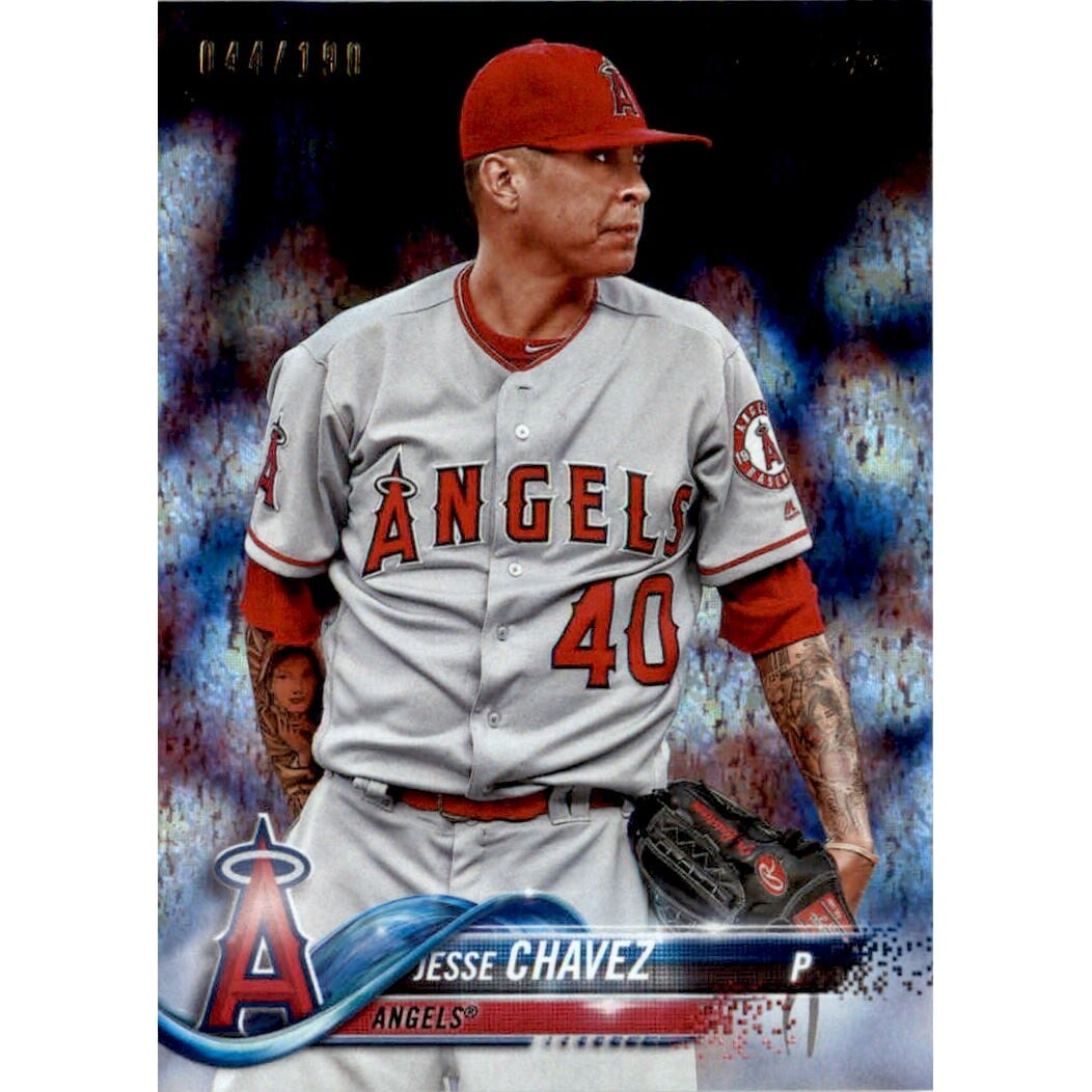 2018 Topps Factory Set Foilboard #390 Jesse Chavez
