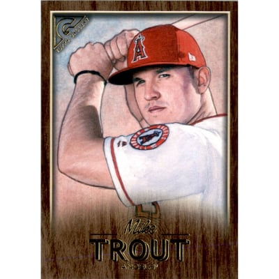 2018 Topps Gallery Canvas #100 Mike Trout