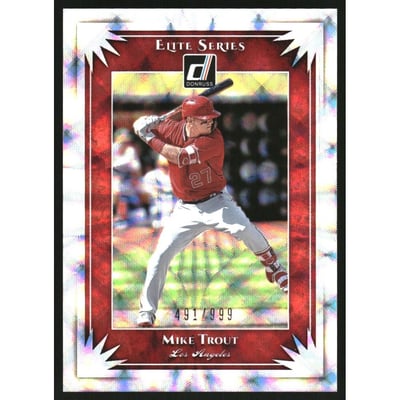 2019 Donruss Elite Series #ES10 Mike Trout