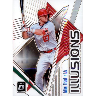 2019 Donruss Optic Illusions Holo #1 Mike Trout