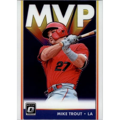 2019 Donruss Optic MVP #6 Mike Trout