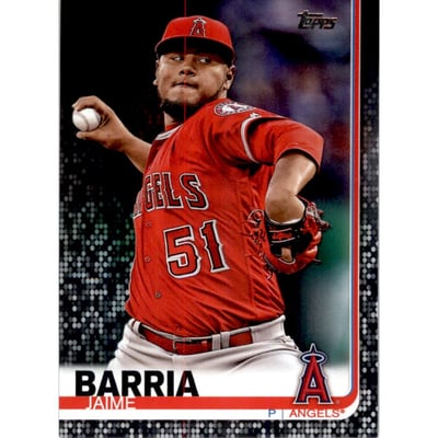 2019 Topps Black #206 Jaime Barria
