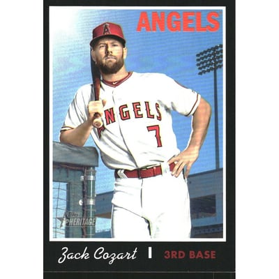 2019 Topps Heritage Black Border #397 Zack Cozart