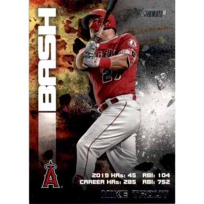 2020 Stadium Club Bash and Burn #BAB2 Mike Trout