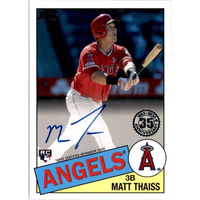2020 Topps '85 Topps Autographs #85AMTH Matt Thaiss S2