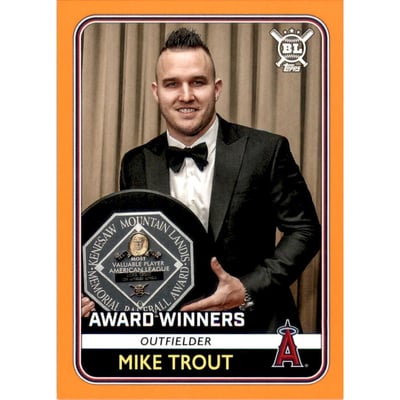 2020 Topps Big League Orange #266 Mike Trout AW