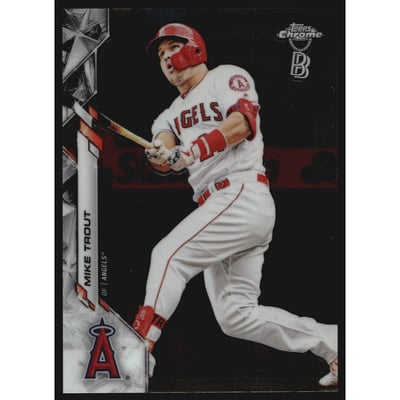 2020 Topps Chrome Ben Baller #1 Mike Trout