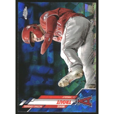 2020 Topps Chrome Update Sapphire #U119 Mike Trout