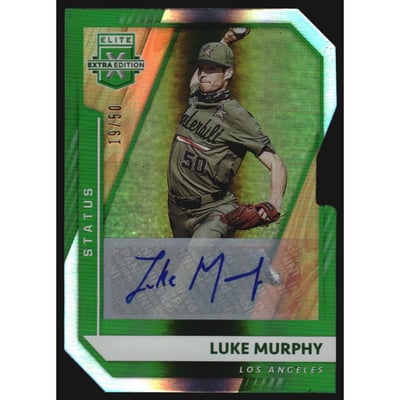 2021 Elite Extra Edition Signatures Status Die Cut #110 Luke Murphy/50