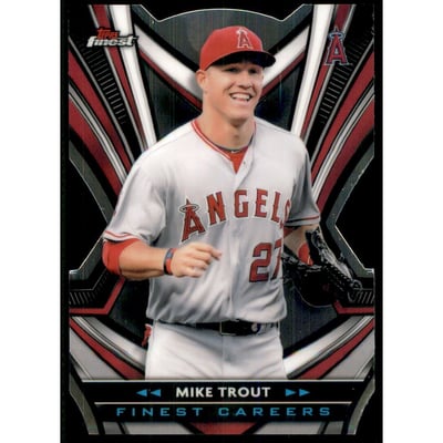 2021 Finest Career Die Cuts #FCI1 Mike Trout