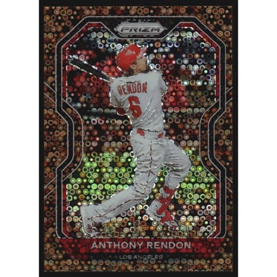 2021 Panini Prizm Prizms Bronze Donut Circles #245 Anthony Rendon