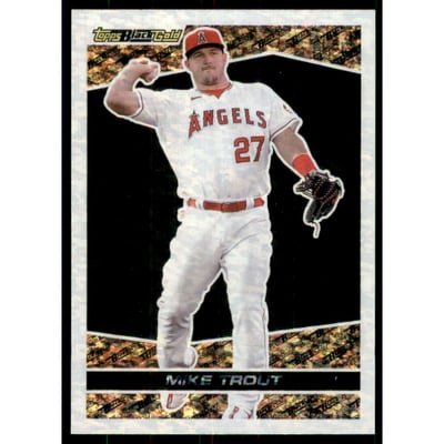 2021 Topps Update Black Gold #BG3 Mike Trout