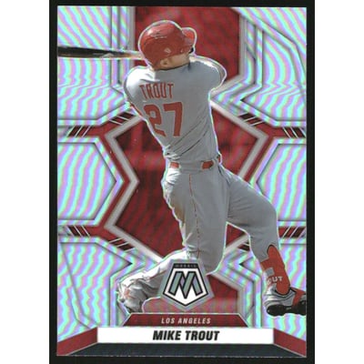 2022 Panini Mosaic Silver Prizm #98 Mike Trout