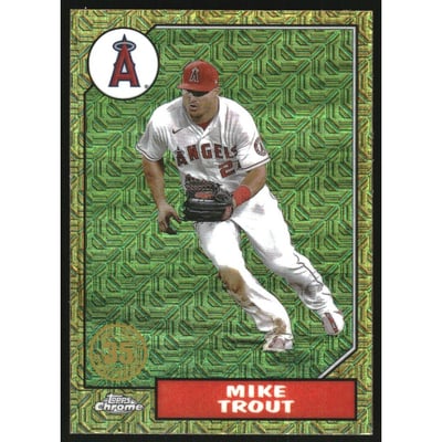 2022 Topps '87 Topps Silver Pack Chrome Series 2 #T87C247 Mike Trout