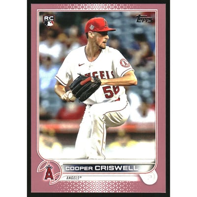 2022 Topps Mother's Day Pink #521 Cooper Criswell