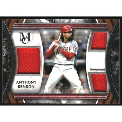 2022 Topps Museum Collection Primary Pieces Quad Relics #SPPPQRAR Anthony Rendon
