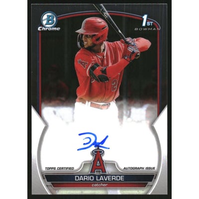 2023 Bowman Chrome Prospect Autographs #CPADL Dario Laverde
