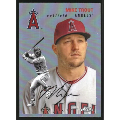 2023 Topps Chrome Platinum Anniversary Refractors #150 Mike Trout
