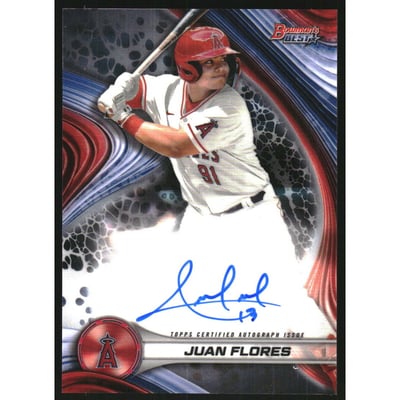 2024 Bowman's Best Best of '24 Autographs #B24JF Juan Flores