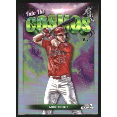 2024 Topps Cosmic Chrome Into the Cosmos #ITC3 Mike Trout