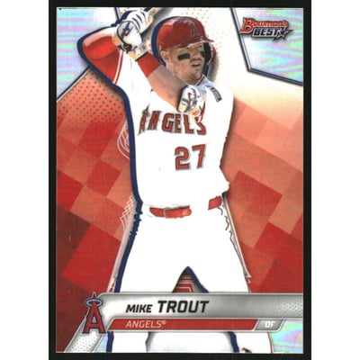 2025 Bowman's Best Refractors #26 Mike Trout