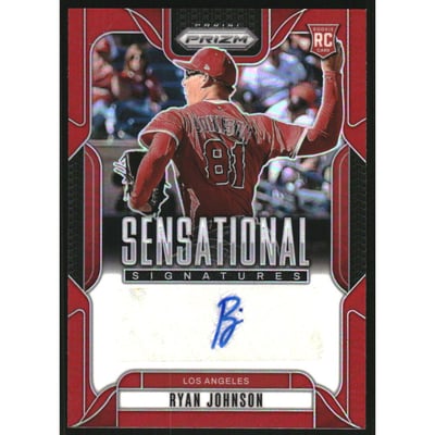 2025 Panini Prizm Sensational Signatures Prizms Red #78 Ryan Johnson