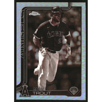 2025 Topps Chrome Sepia Refractors #100 Mike Trout
