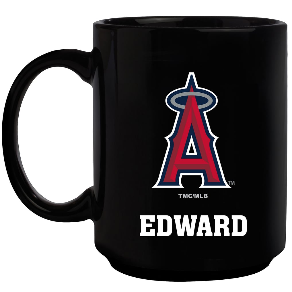 Los Angeles Angels 15oz. Personalized Mug - Black