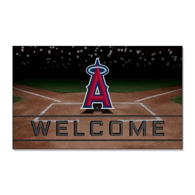 Los Angeles Angels Logo Brands 18" x 30" Crumb Rubber Door Mat